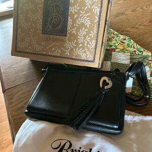 Brighton Black Clutch Sleek Design Elegant Accessory